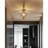 Bromi Design Sunset 11.4in 1 Light Gold Ceiling Lamp Fixture B6340